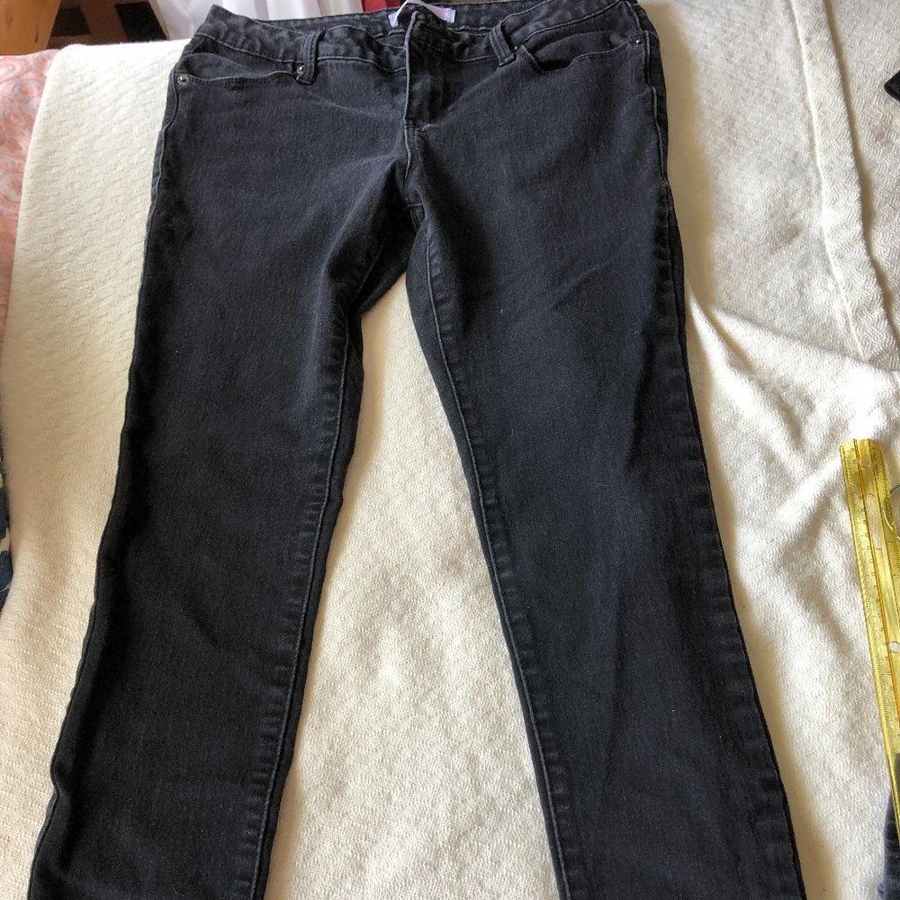 Black Straight Leg Jeans